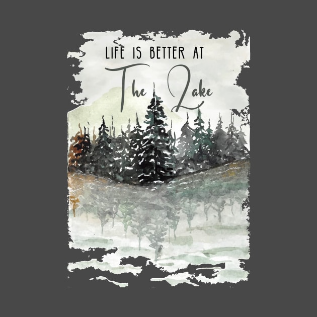 Life is Better At The Lake Gift for camping lover by Chichid_Clothes