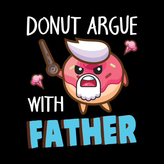 Pirate Donut Argue With Father Daddy Dad Papa Son Daughter by joandraelliot