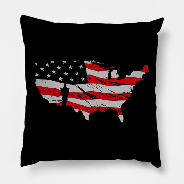 Freedom Patriot Pillow by barmalisiRTB