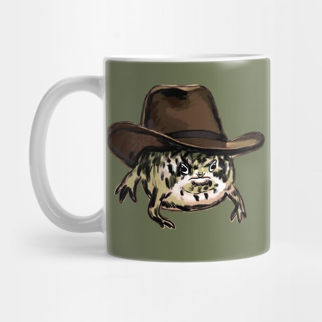 Cowboy Frog Mug