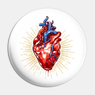 Heart Anatomy Pin