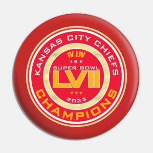 Chiefs Champions 2023 Pin