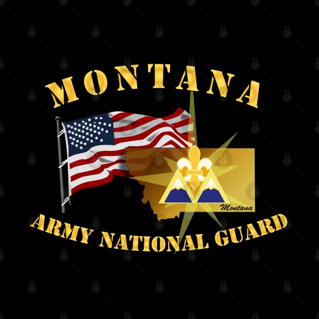 Montana - ARNG w Flag by twix123844