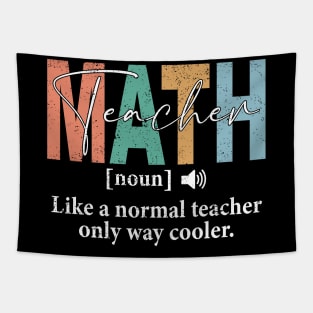 Funny Math Teacher Definition Tapestry