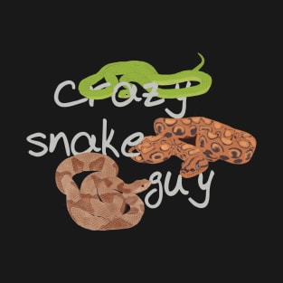 Crazy Snake Guy T-Shirt