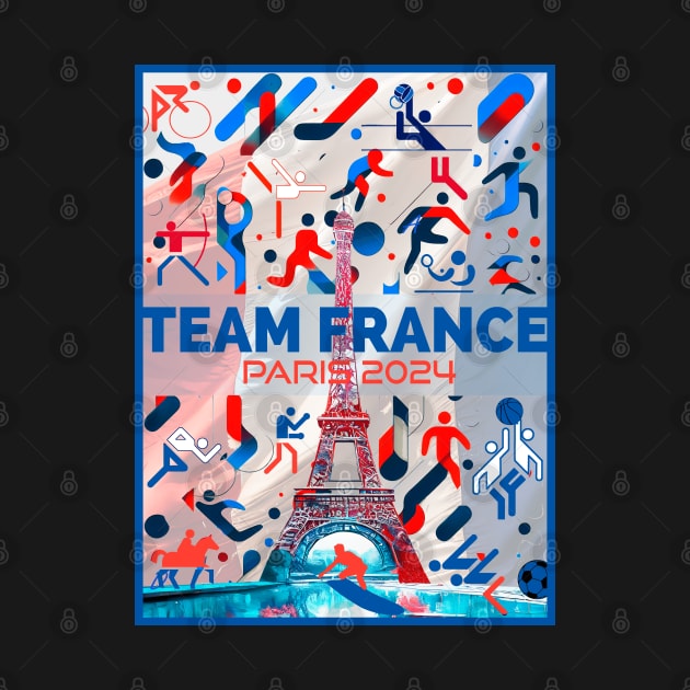 Team France - Paris 2024 by Dec69 Studio