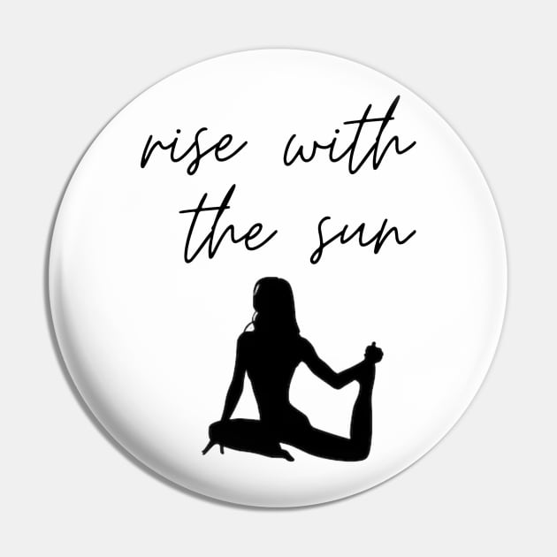 Sitting pilates woman silhouette Pin by TheDesigNook