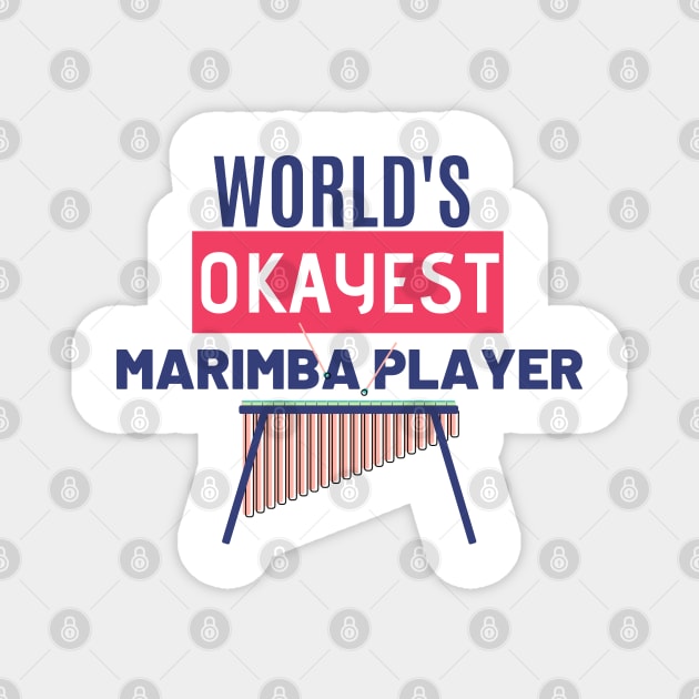 Marimba Player Magnet by ClassicalMusicians