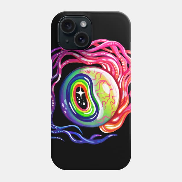 Rainbow Eyeball Phone Case by Bethaliceart