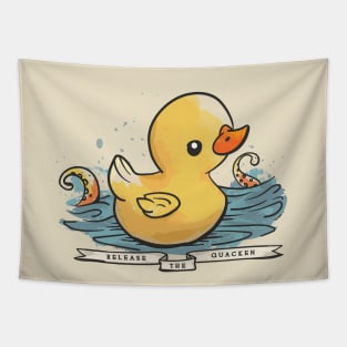 RELEASE THE QUACKEN Tapestry