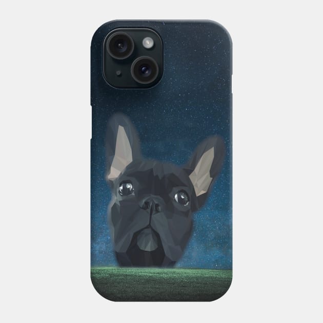 Dog & Space Phone Case by CalessStreetWear