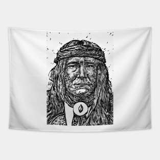 COCHISE ink portrait Tapestry