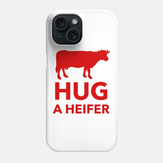 Hug a Heifer Phone Case by AntiqueImages