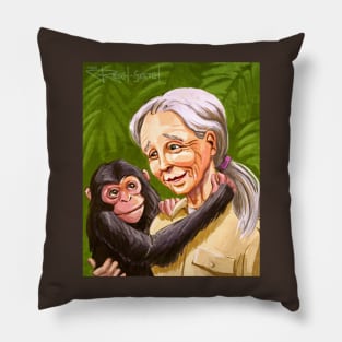 Dr. Goodall, I Presume? Pillow