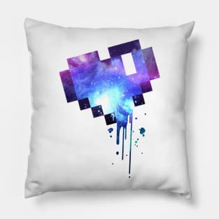 Galaxy Heart Pillow