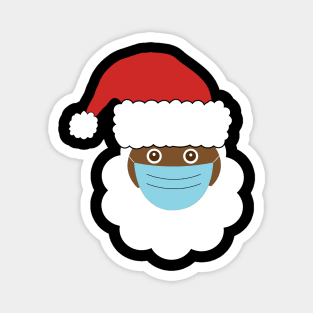 Black Santa With Mask Magnet