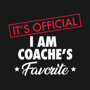 It's Official. I Am Coache's Favorite T-Shirt