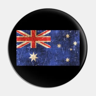 Vintage Aged and Scratched Australian Flag Pin