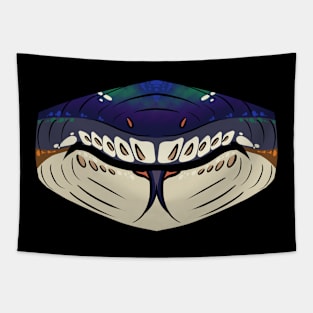 White Lipped Python Mask Tapestry