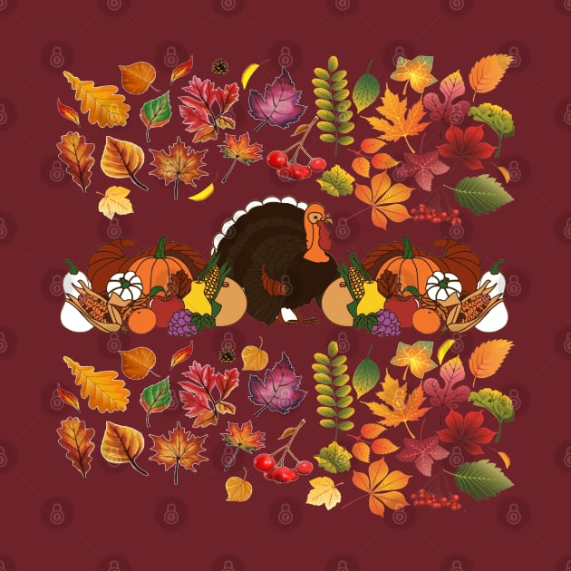 Thanksgiving Harvest by Glenn Landas Digital Art