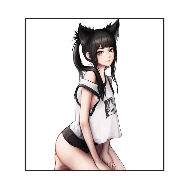 Cute Neko Girl by Onstrdesign