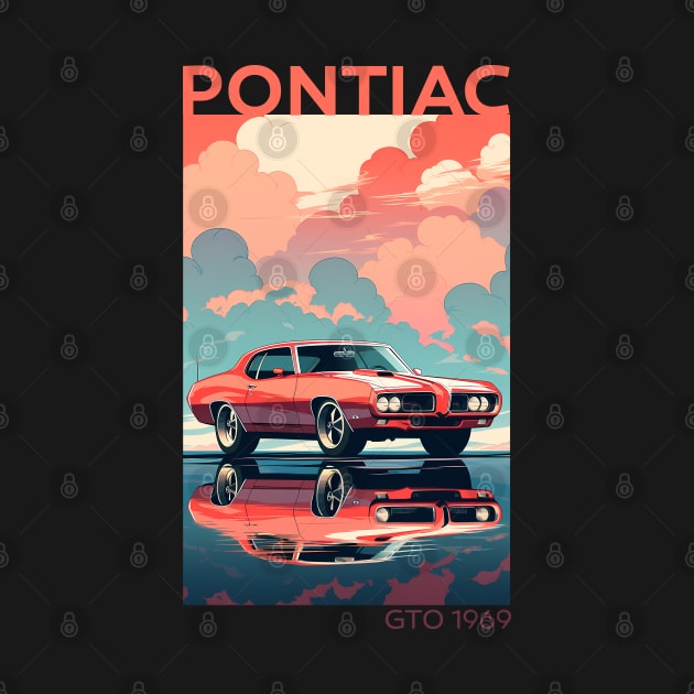 Timeless Thrills: The 1969 Pontiac GTO Tribute Design by MaxDeSanje 