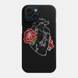 Heart and Rose Phone Case