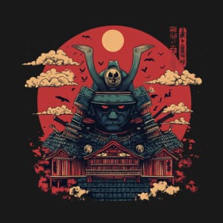 Japanese Samurai Ronin Oil Painting Hiroshi T-Shirt