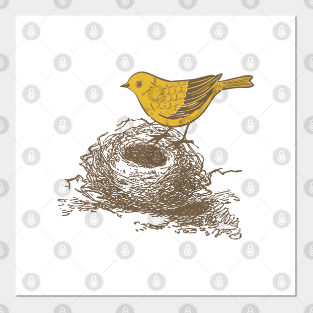 Bird Nest - Bird - Posters and Art Prints | TeePublic Bird Nest - Bird - Posters and Art Prints | TeePublic