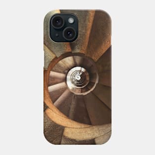 Symmetric Spiral Staircase Coloured Photography Phone Case