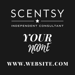 scentsy independent consultant gift ideas with custom name and website T-Shirt