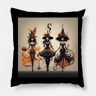 Happy halloween witches Pillow