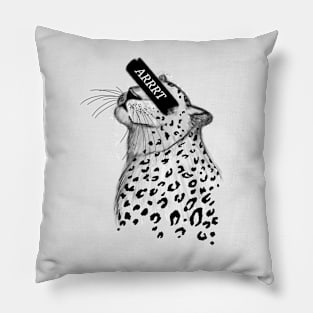 Leopard Arrrt Pillow