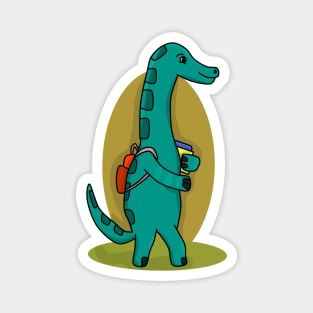 Back to school dino Magnet