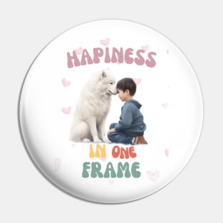 Samoyed, Friendship, the most adorable best friend gift to a Samoyed Lover Pin