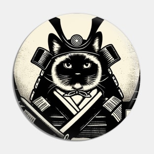 Samurai Cat Pin