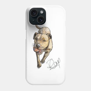 Staffy - Frank with Ball - No1 Phone Case