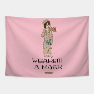 WEARETH A MASK Tapestry