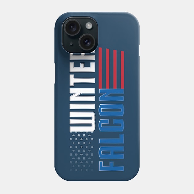 Winter Falcon Phone Case by Limey Jade 