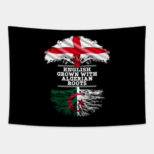 English Grown With Algerian Roots - Gift for Algerian With Roots From Algeria Tapestry