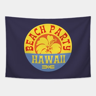 Beach Party Hawaii Tapestry
