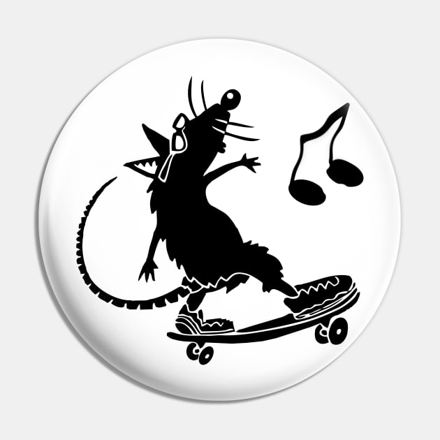 Rat Pin by the Mad Artist