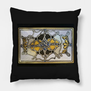 Organic Flow by Julie Ann Stricklin Pillow