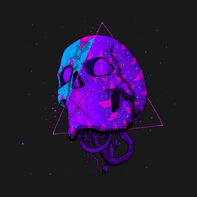 Tokebi's Cyberpunk Skull by TOKEBI