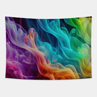 Swirling Colors of Smoke: A Mesmerizing Display Tapestry