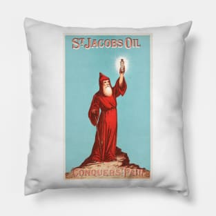 St. Jacob's Oil conquers pain Pillow