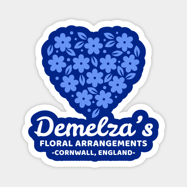 Demelza's Floral Arrangements Logo Magnet by FangirlFuel