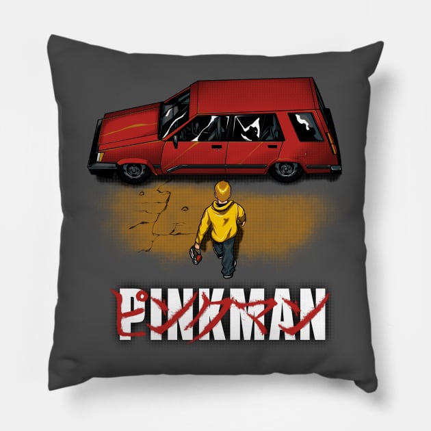 Neo Pinkman Pillow by Ninjaink