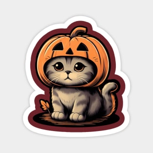 Pumpkitty! Magnet