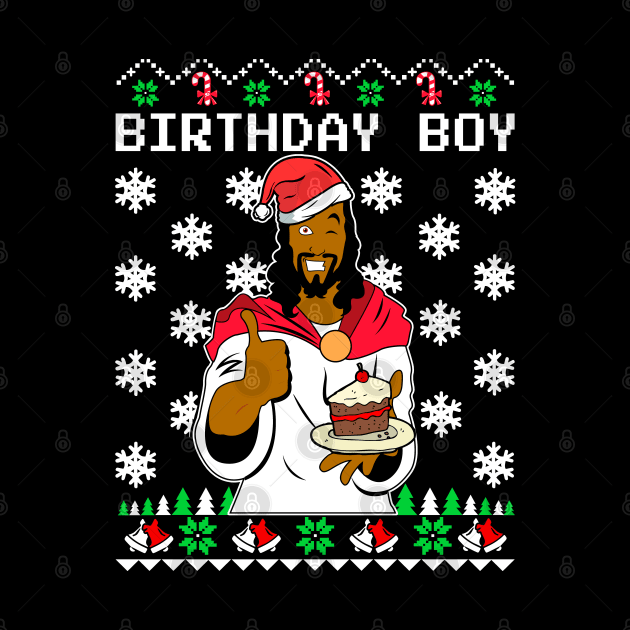 Birthday Boy Christmas Sweater by KsuAnn